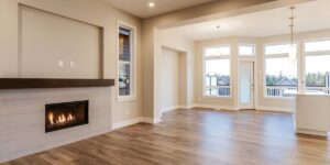How mortgage payments work in Canada, guide concept shown through a modern home interior