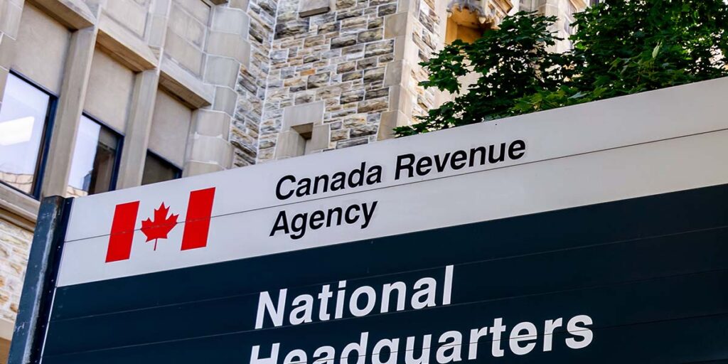 Understanding the Canadian Tax System: Canada Revenue Agency headquarters sign.